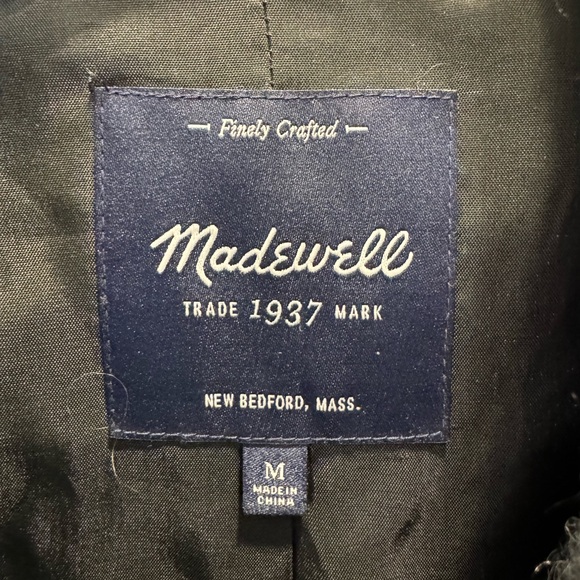 Madewell lined wool blend coat - Picture 5 of 9